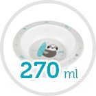 CANPOL MISECZKA MELAMINOWA Z PRZYSSAWKĄ 270ML