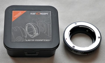 Концептуальный адаптер K&F — объектив Olympus Pen-F для камеры Nikon 1 — новый