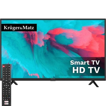 Telewizor Smart TV Kruger&Matz 32 CALE HD DVB-T2 S2 H.265 HEVC WIFI USB