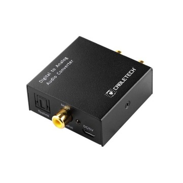 Цифро-аналоговый преобразователь сигналов с разъемом Toslink