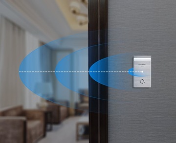 Водонепроницаемый БЕСПРОВОДНОЙ ДВЕРНОЙ ЗВОНОК