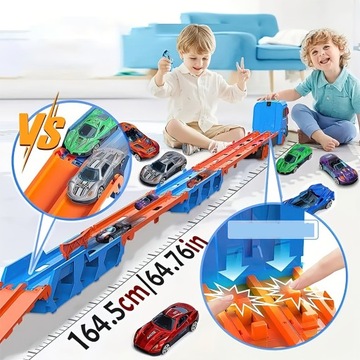 ИНТЕРАКТИВНЫЙ ГРУЗОВИК С ПУСКОВЫМИ УСТАНОВКАМИ И 6 КРОШЕЧНЫМИ ГОНОЧНИКАМИ