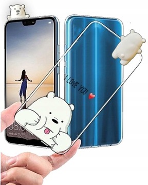 Etui case 3d lalka BIAŁY MIŚ Samsung Galaxy M11
