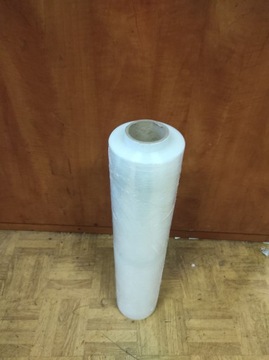 MOCNA FOLIA STRETCH 2,7 kg NETTO FOLII 50 cm PRZEZROCZYSTA MAŁA TUBA