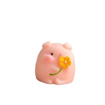 OZDOBY SAMOCHODOWE ŚWINKI DEKORACJA NA BIURKO 6 SZT