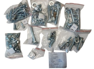 Komar 2320 komar mr232 kpl śrub cały motocykl