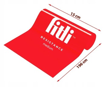 GUMA Taśma Do Ćwiczeń REHABILITACYJNA FLAT BAND 2m