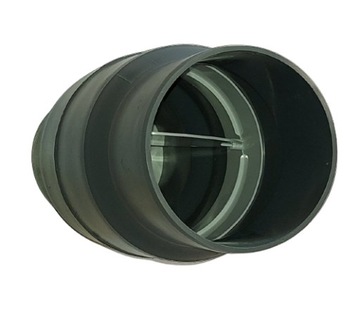 Каминная вытяжка с розеткой и коленом fi110 DAKAJ GRAPHITE