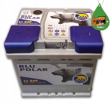 AKUMULATOR BAREN BLU POLAR 54Ah 520A