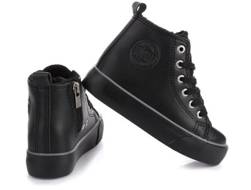 ДЕТСКАЯ ЗИМНЯЯ ОБУВЬ BIG STAR, УТЕПЛЕННАЯ ЭКОЛОГИЧЕСКАЯ КОЖА, размер 32