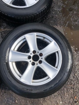 RÁFKY KOLA 18 5X120 BMW X5 X6 E70 E71 KOMPLET PNEUMATIKY LEVNĚ PĚKNÝ