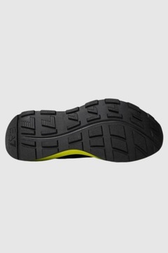 EA7 Czarne sneakersy z zielonymi elementami 45 1/3