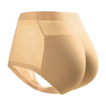 Hip Butt Lifter Shaper Wyściełane majtki Push Up Bottom Bielizna damska Skóra S