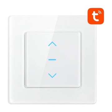 AVATTO DOTYKOWY INTELIGENTNY PRZEŁĄCZNIK STEROWNIK ROLET WIFI TUYA N-CS10-W