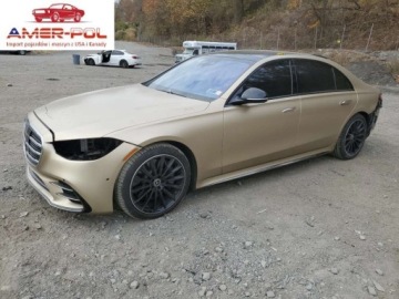 Mercedes Klasa S W223/V223 2023 Mercedes-Benz Klasa S 580 4Matic 2023 4.0l 4.0 Benzyna 496KM