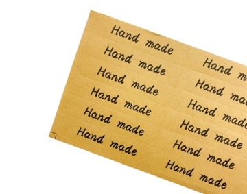 Naklejka 12szt Etykieta HandMade
