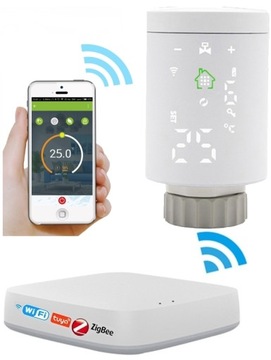 TUYA ZigBee 5 x ТЕРМОСТАТ ДЛЯ ГОЛОВКИ + БЛОК УПРАВЛЕНИЯ WIFI