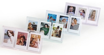 Подставка для 3 мгновенных фотографий для ZINK FUJI INSTAX MINI Green