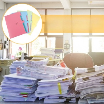 ORGAN CLIP FILE OPAKOWANIE PAPIER ROZSZERZANY TECZKA ROZSZERZALNA 4 SZT.