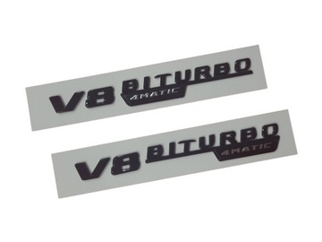 Emblemat do Mercedes na błotnik V8 Biturbo 4M
