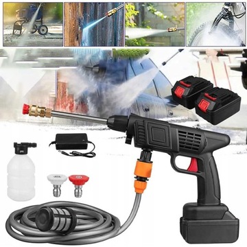 АККУМУЛЯТОРНАЯ МАШИНА ДАВЛЕНИЯ МОЩНАЯ 10000МАЧ, 200БАР + 2AKU 1500ВТ