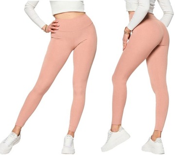 LEGGINSY PRĄŻKOWANE SPODNIE PRĄŻEK GETRY 4XL/5XL