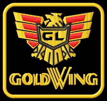 Naszywka dla fanów Honda GoldWing Gold Wing GL haftowana z termofolią