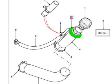 GROMMET LAND ROVER DEFENDER 1987 2006 2007 ORIGINÁLNÍ WLR000020