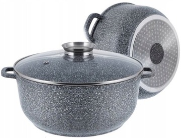 Brytfanka Marmurkowa Z Pokrywką 13,5L/ 36cm ZILNER