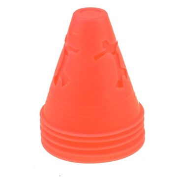 5 шт. выдолбленные ярко-оранжевые конусы для слалома