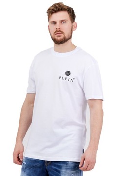PHILIPP PLEIN - Biały t-shirt męski SS ICONIC r M