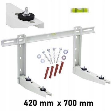 Wspornik uchwyt 420 mm do klimatyzacji 100 kg