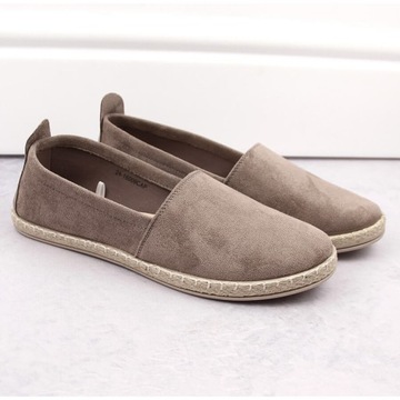 Espadryle zamszowe damskie Potocki W16009 r.40