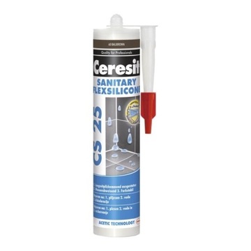 Silikon sanitarny Ceresit CS 25 balibrown 280 ml