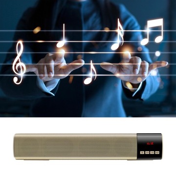 Портативный динамик 5.0 6H Встроенный золотой микрофон