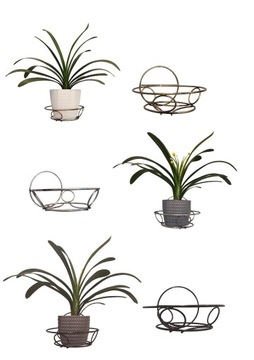 Настенная подставка для цветов, держатель для цветочного горшка, подставка