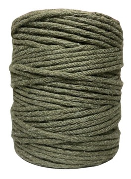 Sznurek Bawełniany do Makramy KHAKI 10m 5mm