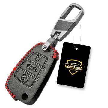 Skórzane etui pokrowiec na kluczyk AUDI Q3 Q5 Q7 S5 S6 S7 R8 RS6 S8 SQ5 TT