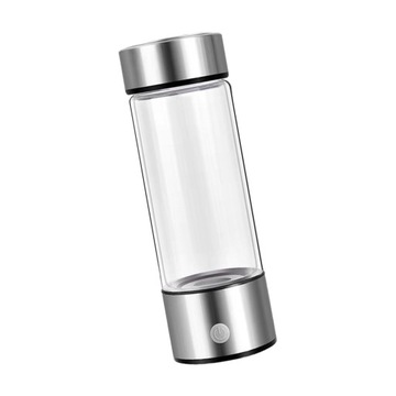 Zewnętrzna butelka na wodę 420 ml USB Lekki zewnętrzny generator wody, srebrny