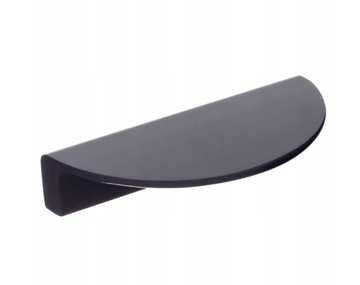 UCHWYT MEBLOWY LUNA MOON PÓŁKOLE L-64MM CZARNY MAT 96MM