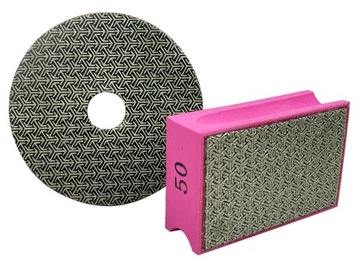 НАБОР КУБА АЛМАЗНАЯ ЗЕЛЕНАЯ ПЛИТКА №50 ДИСК №100