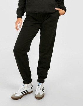 КЛАССИЧЕСКИЕ СПОРТИВНЫЕ БРЮКИ BOOHOO 40 ЧЕРНЫЕ ДЛИННЫЕ СПОРТИВНЫЕ БРЮКИ ДЛЯ МАТЕРИАЛОВ