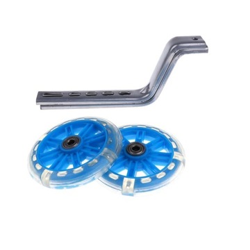 2 шт. вспомогательные колеса для велосипеда, регулируемые, подходят для велосипедов диаметром 16-22 дюйма