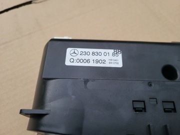 MERCEDES R230 SL PANEL KLIMA TOPENÍ 2308300185