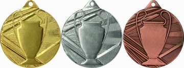 MEDAL OGÓLNY PUCHAR + WKLEJKA + WSTĄŻKA - 50 SZT