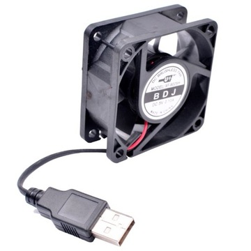 USB plug 60mm DC5V 0.10A USB Plug Quiet Router Fan