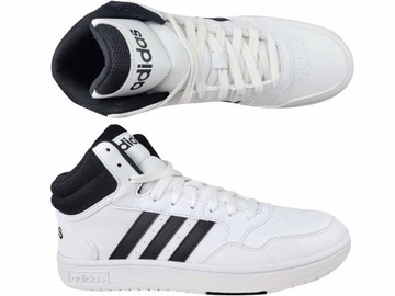 ADIDAS HOOPS 3.0 MID DAMSKIE FORUM IG3715 BUTY TRAMPKI WYSOKIE BIAŁE