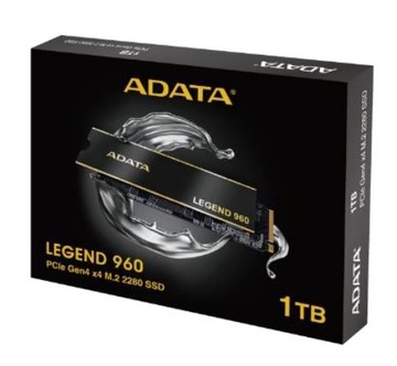 Твердотельный накопитель Adata LEGEND 960 M.2 PCIe емкостью 1 ТБ