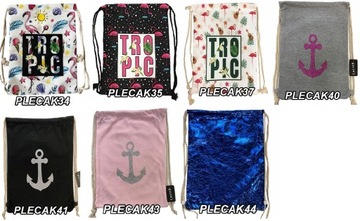 MODNY PLECAK SZKOLNY SPORTOWY WOREK TORBA NA BUTY