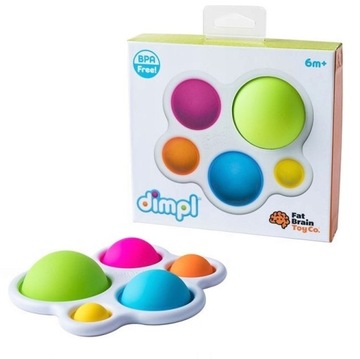 Sensoryczne BĄBELKI DIMPL Fat Brain Toys